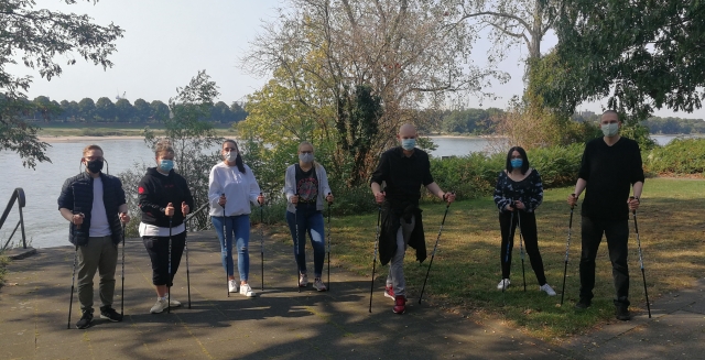 Nordic-Walking-Sticks im StFA-Unterricht