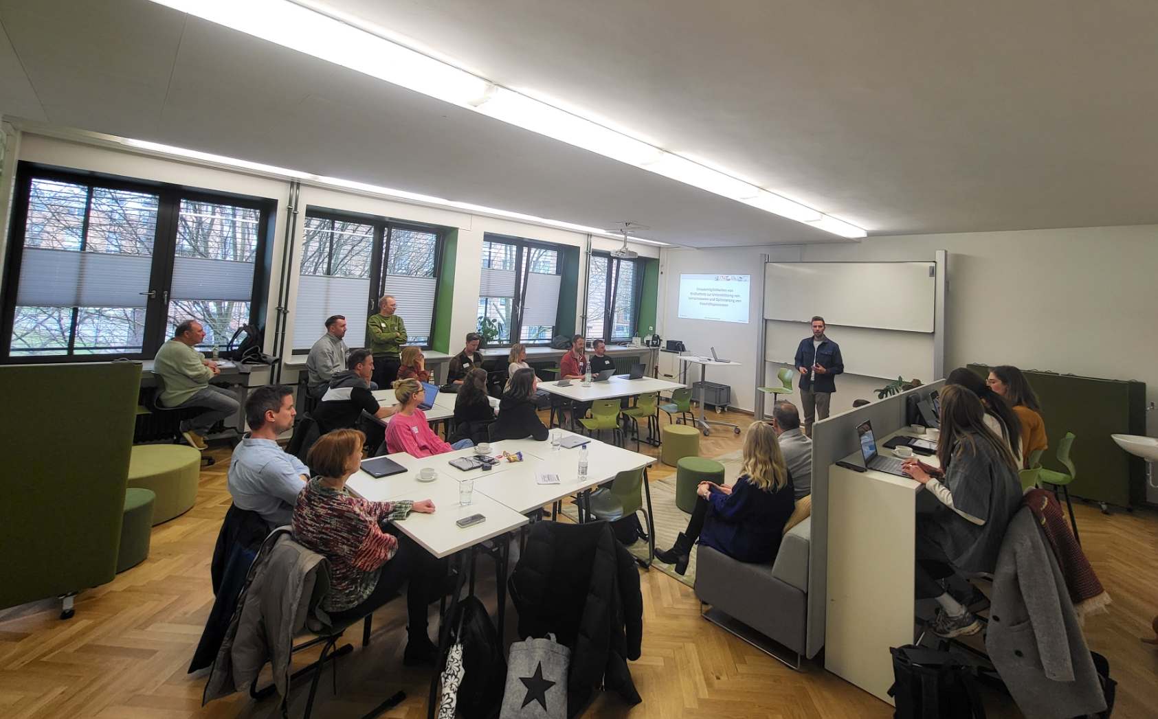 Florian Zang beim Workshop KI-Agents zur Unterstützung von Lernprozessen